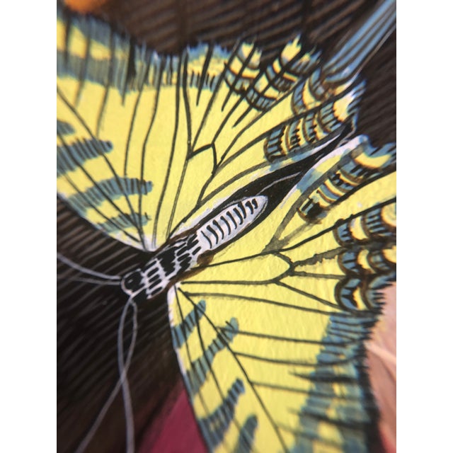 Contemporary "Monkey Business" Original Acrylic on Wood Painting by Allison Cosmos For Sale - Image 3 of 10