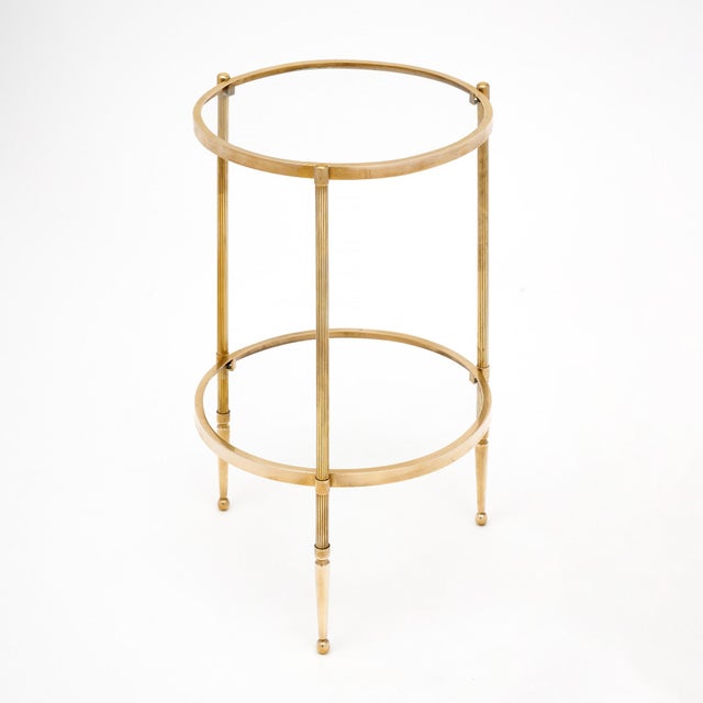 1940s French Art Deco Tripod Side Table For Sale - Image 5 of 9
