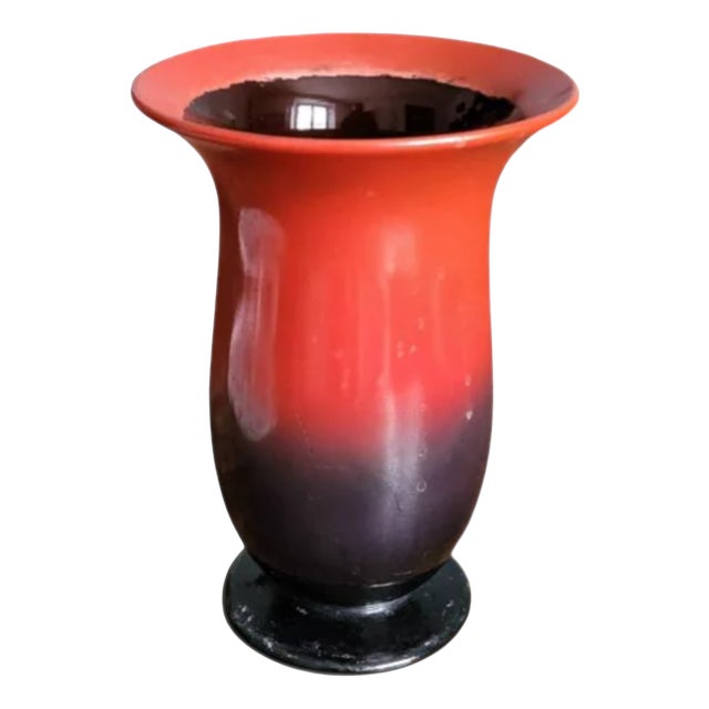 Art Deco Vase from Verrerie Saint Prex, Switzerland, 1930s For Sale