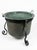Industrial 1980s Hand-Hammered Copper Planter on Wrought Iron Stand For Sale - Image 3 of 10