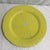 A vibrant and beautifully textured vintage mid-century modern majolica-style round serving platter (chop plate), produced...