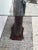 Vintage Palm Beach Style Sculptural Fish Base Glass Console Table For Sale - Image 9 of 12
