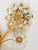 Large Gilt Brass & Crystals Flower Wall Light from Palwa, 1970s For Sale - Image 12 of 17