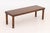 Brown Modern Glass-Topped Walnut Coffee Table For Sale - Image 8 of 9
