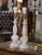 Plastic Pair of Brazilian Carved Rock Crystal Table Lamps on Acrylic Bases For Sale - Image 7 of 8