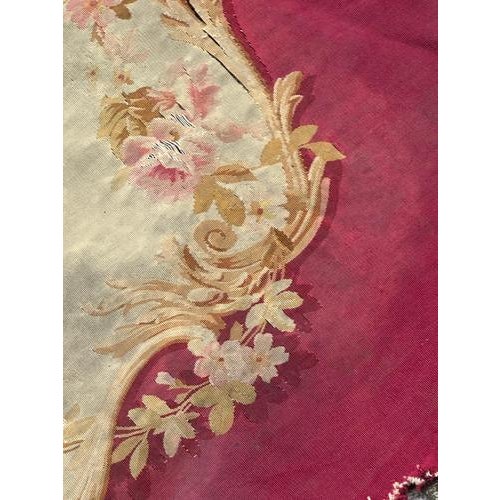 Antqie Aubusson Tapestry Sofa Cover, 1890s For Sale - Image 9 of 18