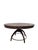 Wood MCM Walnut Extension Dining Table With Sunburst Top For Sale - Image 7 of 12