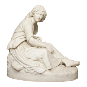 Late 19th Century Bisque Sculpture by Edward William Wyon