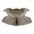 Antique Christofle French Silverplate Gravy Boat With Attached Underplate For Sale