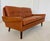 Vintage Danish Mid-Century Svend Skipper 2 Person Cognac Leather Sofa For Sale - Image 11 of 15