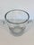 Mid-Century Modern Vintage 1980s Handblown Thick Glass Handled Ice Bucket For Sale - Image 3 of 7