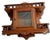 Beautiful Fine Quality Antique 1880 American Victorian Eastlake Style Mahogany Wall Hanging Etageres - Curio Cabinet For Sale In Boston - Image 6 of 12
