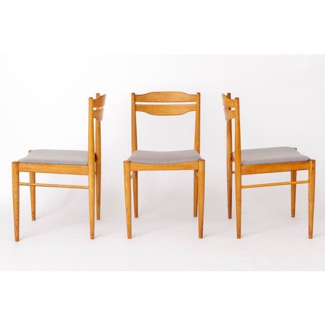 Vintage German Beechwood Dining Chairs, 1970s, Set of 3 For Sale - Image 12 of 12