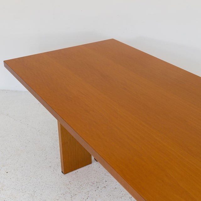Wood Rectangular Wooden Table, 1970s For Sale - Image 7 of 11