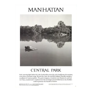 1978 Joel Greenberg 'Central Park' Contemporary USA Offset Lithograph