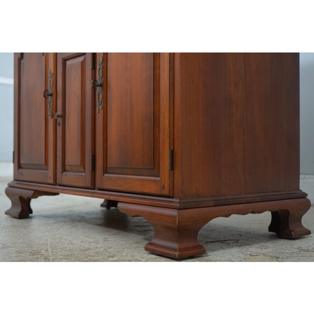 Pennsylvania House Cherry Dry Sink W. Copper Basin Server For Sale - Image 10 of 16