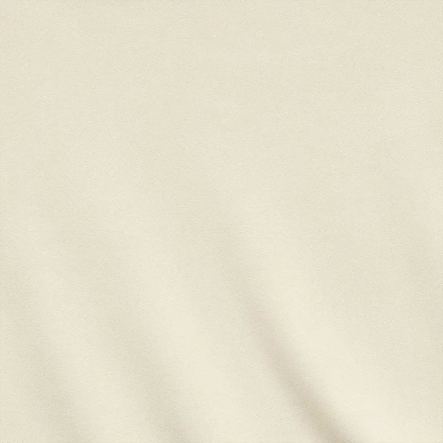 Schumacher Empress Performance Velvet Fabric in Ivory For Sale