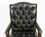 Vintage English Green Gainsborough Leather Desk Chairs, Set of 2 For Sale - Image 6 of 15