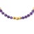 Modern Amethyst Irises Necklace For Sale - Image 3 of 6