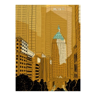 Park Ave Limited Edition Print on Entrada Rag by Marz Junior For Sale