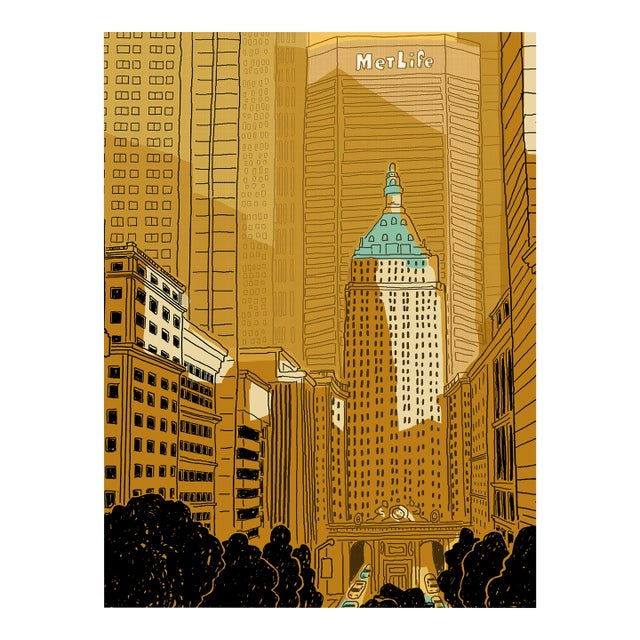 Park Ave Limited Edition Print on Entrada Rag by Marz Junior For Sale
