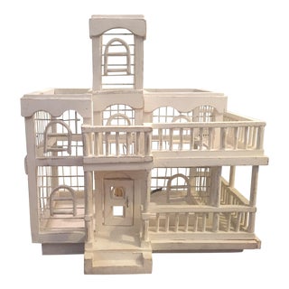 Vintage Victorian House Birdcage Light Fixture Decorative Lamp For Sale