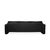 Conseta 3-Seater Sofa in Black Leather from Cor For Sale - Image 9 of 11