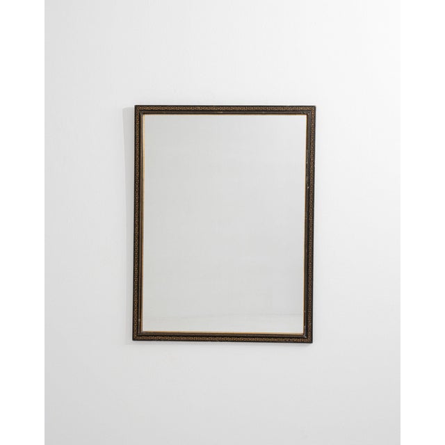 19th Century 19th Century France Napoleon III Bronze Wood Mirror For Sale - Image 5 of 8