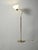 Scandinavian Curved Neck Brass Floor Lamp, 1950s For Sale - Image 3 of 10