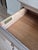 1990s Durham Furniture Co. Custom Finished Solid Cherry Triple Dresser in Weathered Tan With Aged Brass Hardware For Sale - Image 9 of 17