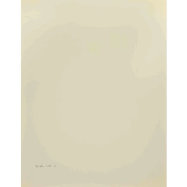 The Golden Age - Purgatory, Plate 22, is a woodcut print realized in 1963 for a series illustrating the Medieval poem of...