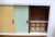 Vintage German Kitchen Cabinet with Sliding Doors in Multi Colors, 1950s For Sale - Image 9 of 14