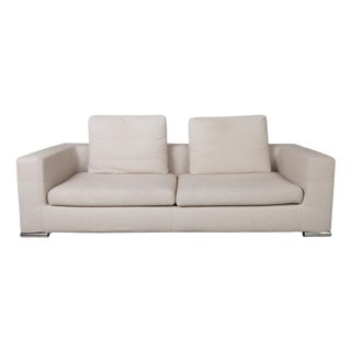 Cream Fabric Three-Seater Sofa from Sabe Italia For Sale