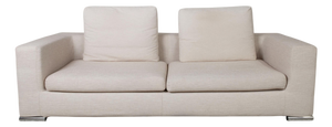 Cream Fabric Three-Seater Sofa from Sabe Italia