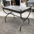 Coffee Table in Wrought Iron & Marble Top, Italy, 1980s For Sale - Image 3 of 8