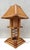 Bamboo Rattan Pagoda Table Lamp, Italy, 1990s For Sale - Image 4 of 18