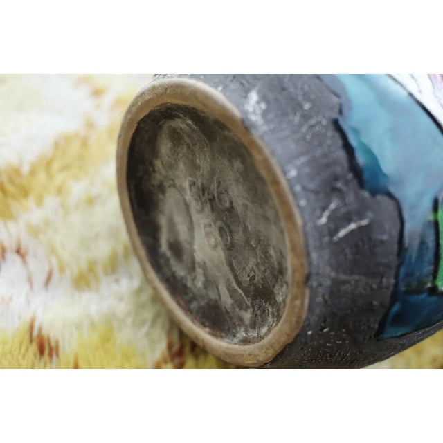 Ceramic Vintage Floor Vase from Scheurich, 1970s For Sale - Image 7 of 8