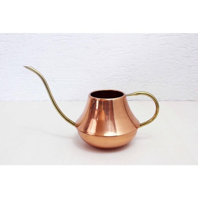 Vintage Brass and Copper Watering Can, France, 1960s For Sale - Image 11 of 11