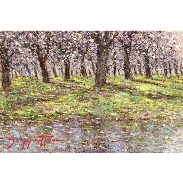 White Impressionist Painting by James Scoppettone (Born 1937) For Sale - Image 8 of 11