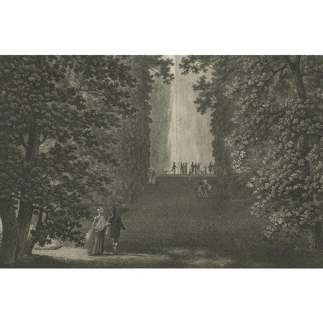 Early 19th Century Louis-Pierre Baltard, View of the Grand Water Jet at Saint-Cloud, 1803, Engraving For Sale - Image 5 of 9