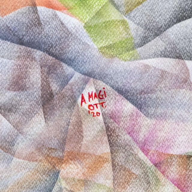 Postmodern Alberto Magi, In the Wild Jungle, 2020, Mixed Media on Paper For Sale - Image 3 of 6