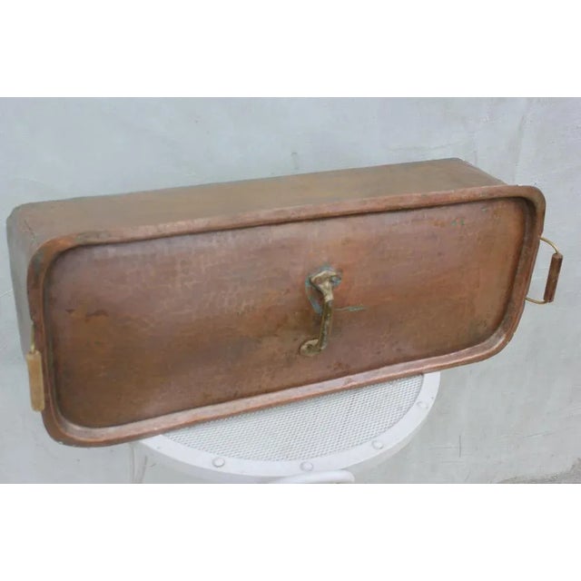 Copper French Copper Fish Poacher with Lid, 1950s For Sale - Image 8 of 11