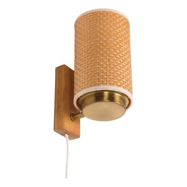 Swedish Modern Wall Lamps, 1950s, Set of 2 For Sale