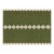 Handmade New Zealand Wool Dhurrie, Olive Green and White Diamond Rug- 9'x12' For Sale