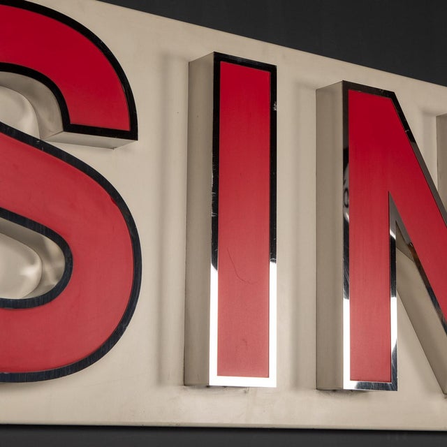 Illuminating Casino Advertising Sign, 1970s For Sale - Image 12 of 15