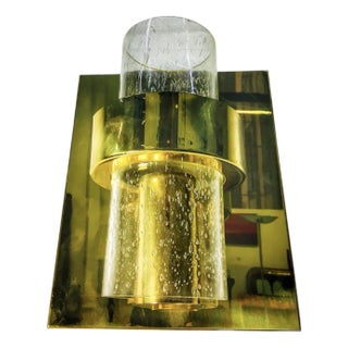 Vintage Norwegian Hovik Wall Lamp attributed to Jonas Hidle for Hadeland Glassverk, 1970s For Sale