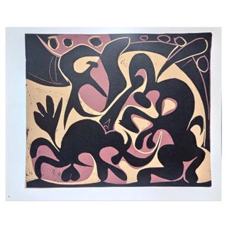 Pablo Picasso, Picador and Matador, Original Linocut, 1962 For Sale