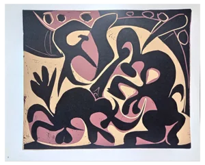 Pablo Picasso, Picador and Matador, Original Linocut, 1962