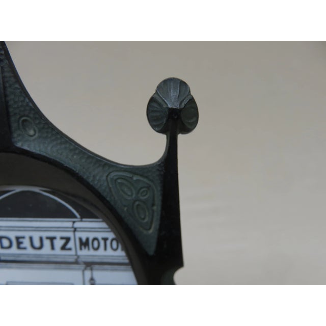 Art Nouveau French Patinated Bronze Picture Frame For Sale - Image 9 of 16