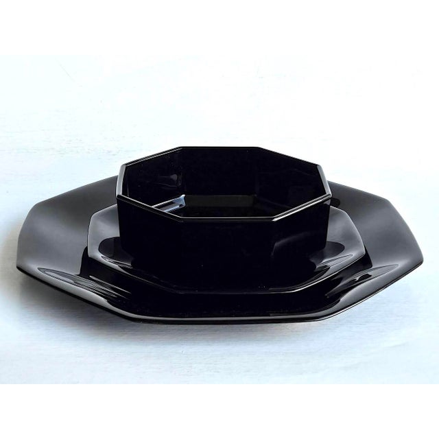 1980s Arcoroc France "Octime" Dinnerware - 26 Piece Set For Sale - Image 10 of 16